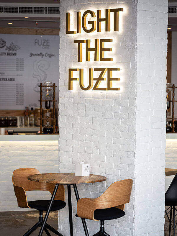 Fuze Cafe in Al Habtoor City